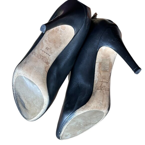 Jimmy Choo Leather Ankle Booties - Picture 6 of 8